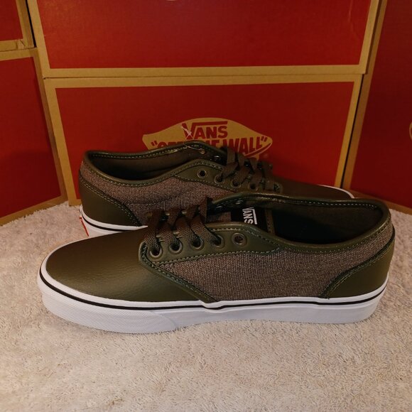 Vans Men's 7/Women's 8.5 Atwood Grape Leaf Denim/Leather - Picture 11 of 11